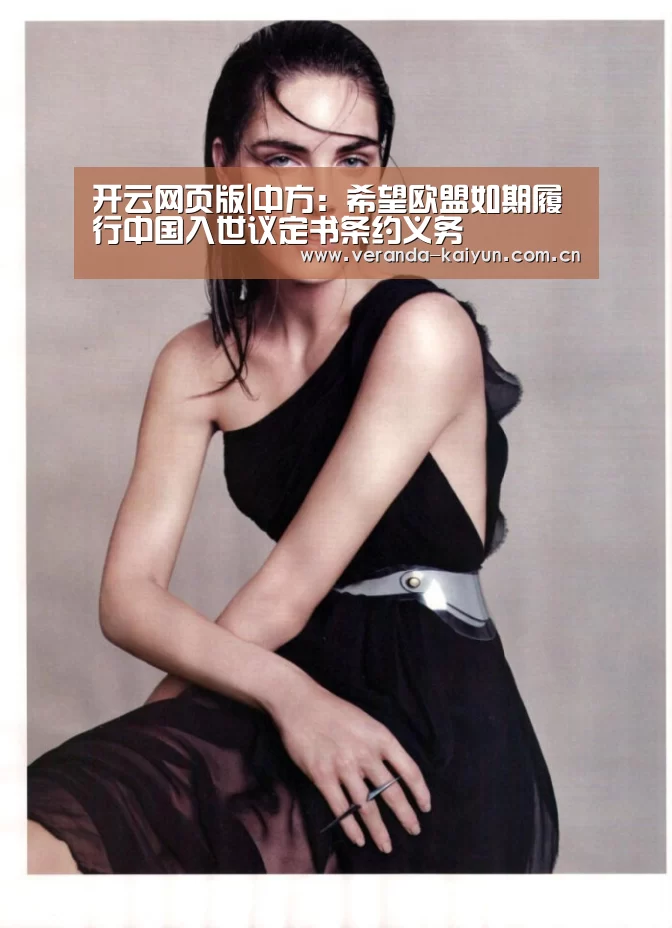 开云网页版|中方:希望欧盟如期履行中国入世议定书条约义务(图1) 开云官方入口